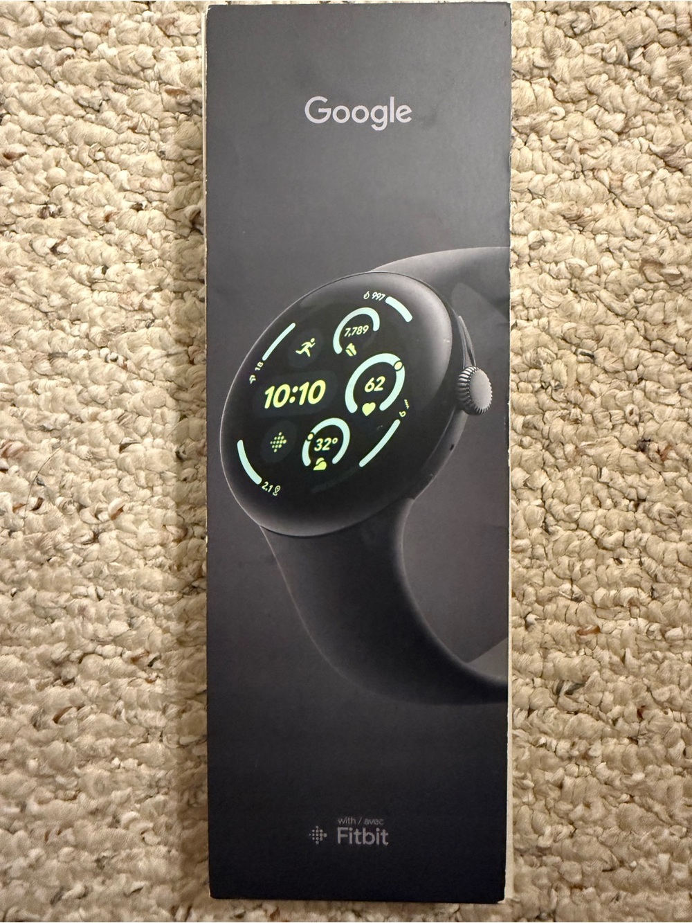 Google Pixel Watch 3, 45mm (with Fitbit) - Black